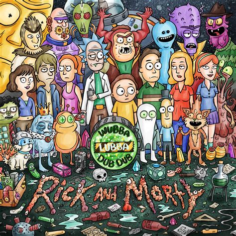 Rick And Morty Vinyl Cover Fan Art On Behance