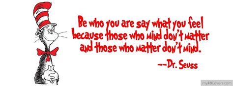 Dr Seuss Be Who You Are Facebook Covers Myfbcovers