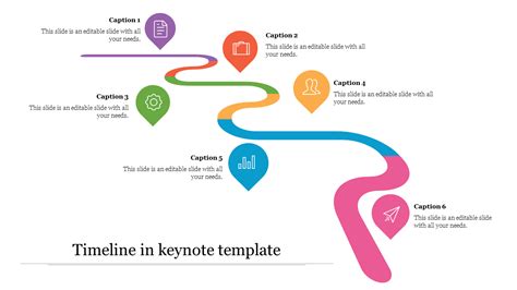 Multinode Timeline In Keynote Template Presentation