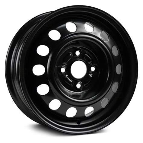 Rt 14 Steel Wheel 4 Lug X40720 Wheels Black Rims