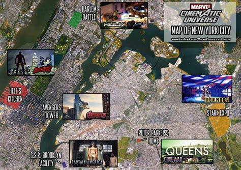 Check Out This Map Of New York City Showing Marvel Cinematic Universe