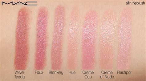 MAC Nude Lipstick Swatches Review