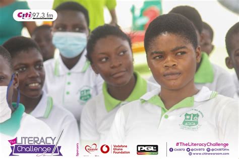 The Literacy Challenge Citi Fm Team Engages Students Of St Georges