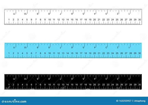 Rulers Inch And Metric Rulers Scale For A Ruler In Inches And