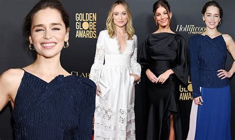 Emilia Clarke Olivia Wilde And Camila Morrone Lead Stars At La Golden