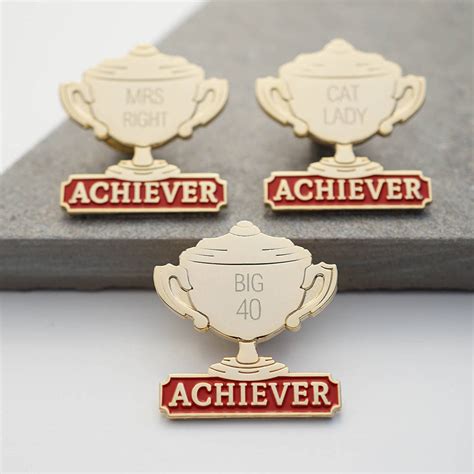 Personalised Achievement Badge By Wue | notonthehighstreet.com