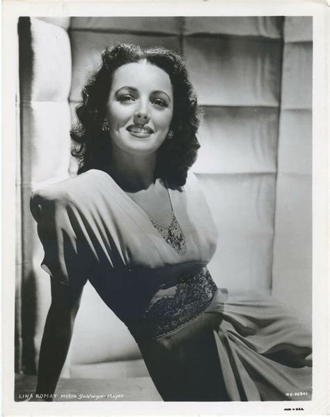 Sexy LINA ROMAY Original MGM 1940 S Posed Publicity B W Still Photo
