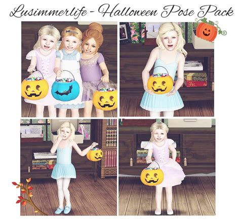 Lusimmerlife Halloween Pose Pack Hello Everyone Here Is A