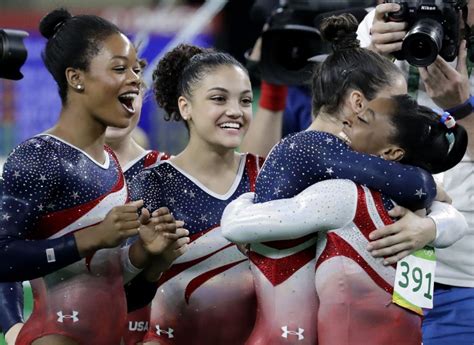 Us Womens Gymnastics Dominates For Gold Medal
