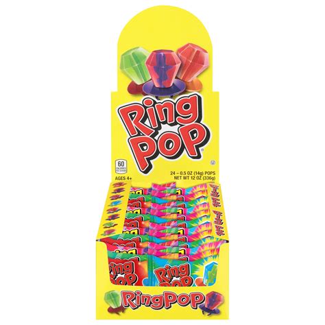 Buy Ring Pop Individually Wrapped Bulk Lollipop Variety Party Pack 24