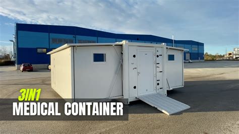 3 In 1 Medical Expandable Foldout Container Shelter Youtube