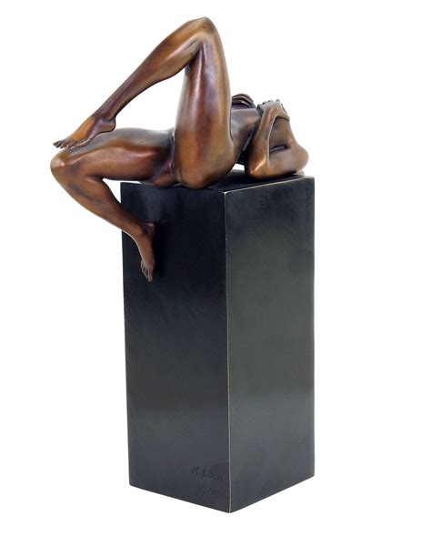 Buy Kunst Ambiente Erotic Bronze Figurine Reclining Female Nude