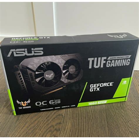 Asus Tuf Gaming Geforce Gtx 1660 Super Oc 6gb Graphics Card Brand New Shopee Thailand
