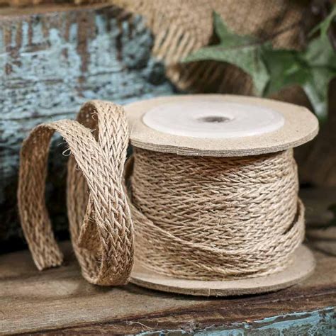 Braided Jute Ribbon Crafts Craft Supplies Unfinished