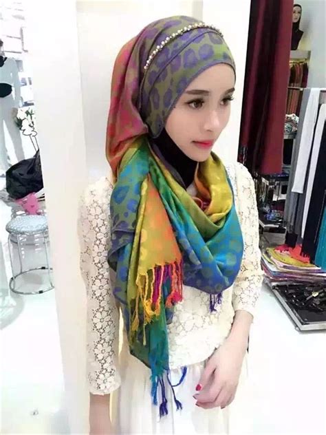 Hot Sell Wholesale Malaysia Muslim Hijab Shawls Printing Women Hijabs