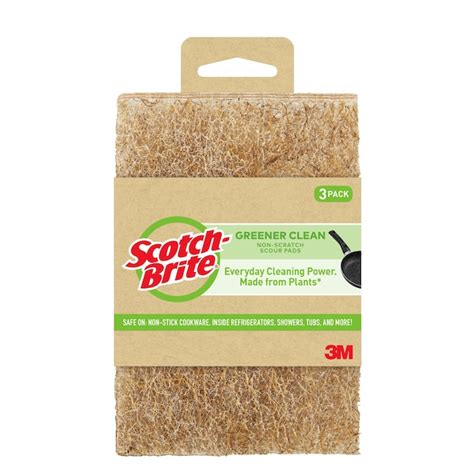 Scotch Brite 3 Pack Polyester Scouring Pad In The Sponges And Scouring