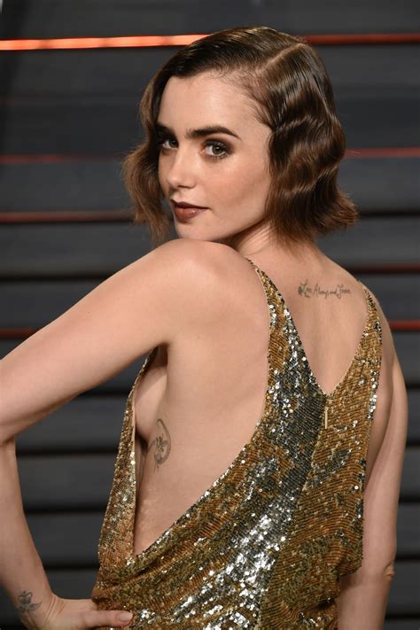 Naked Lily Collins Added 07192016 By Evil