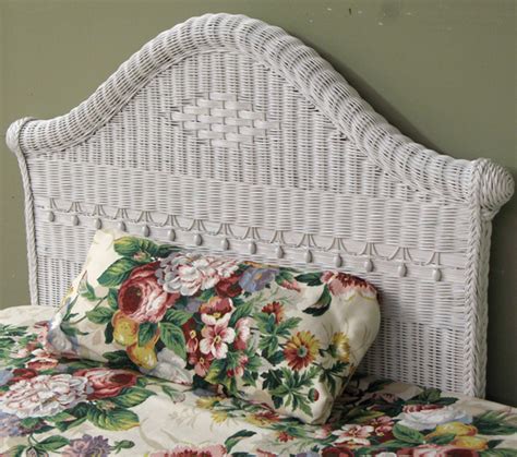 ( 4.0 ) out of 5 stars 1 ratings , based on 1 reviews current price $863.56 $ 863. Victorian Twin Wicker Headboard | Wicker Paradise