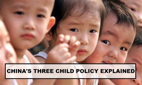 Chinas Three Child Policy Why Has China Scrapped Its One Child And