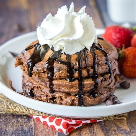 Brownie Batter Pancakes Dinners Dishes And Desserts