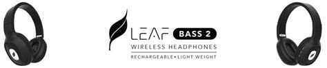 Buy Leaf Bass2 Over Ear Bluetooth Headset Black Online At Low