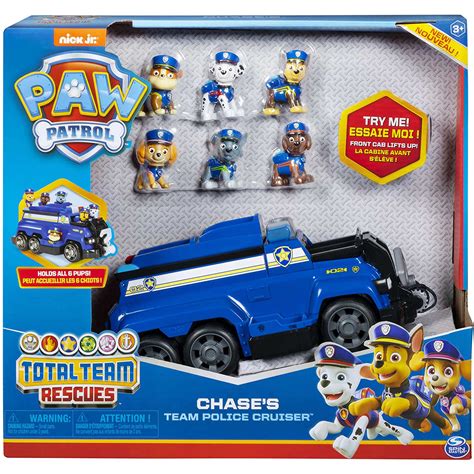 Paw Patrols Chases Team Police Cruiser Samko And Miko Toy Warehouse