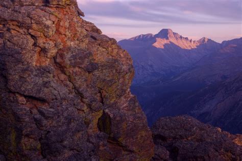 Longs Peak From Rock Cut Silent Landscapes