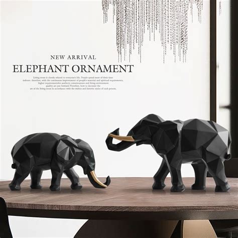 Modern Elephant Sculpture Deco