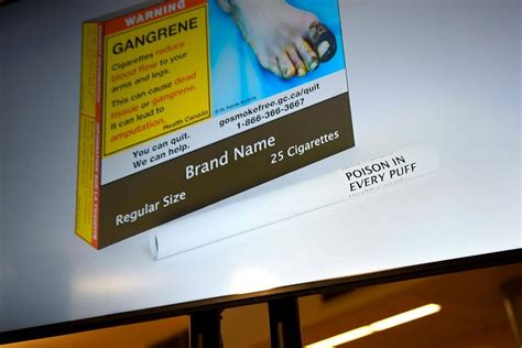 New Canadian Cigarette Warning Labels Come Into Effect This Week