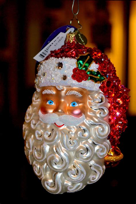 With A Smile And A Wink Christopher Radko Christmas Ornament