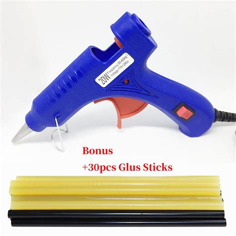 Upgraded Version Hot Melt Glue Gun With 30pcs Glue Sticks Glue Gun Kit