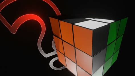 Rubiks Cube Animation In Blender Youtube