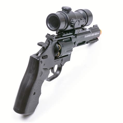 Academy Sandw M357 Airsoft Pistol Bb Gun 6mm Revolver Spring Abs