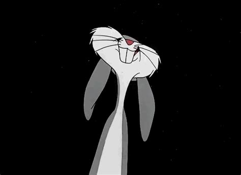 He often chases tweety, speedy gonzales, or hippety hopper. Bugs bunny getting rocket sick | Cartoon gifs, Looney ...