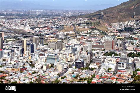 Cape Towns Central Business District Stock Photo Alamy