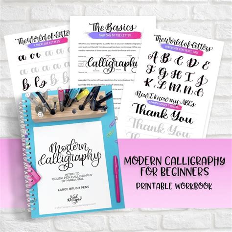 A Step By Step Guide To Learn Modern Calligraphy For Beginners Using