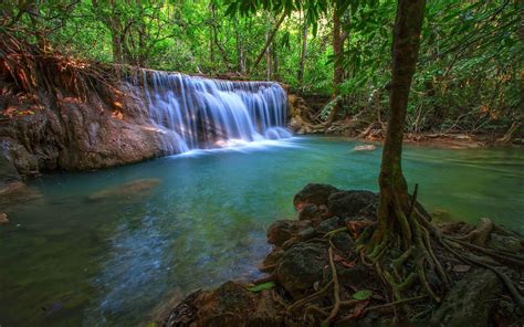 Tropical Waterfall Wallpapers Wallpaper Cave