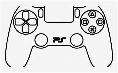 Ps4 Controller Drawing Huge Transparent Nicepng Paintingvalley