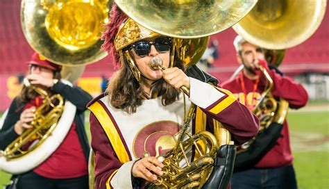 First Woman Elected Marching Band Drum Major Daily Trojan