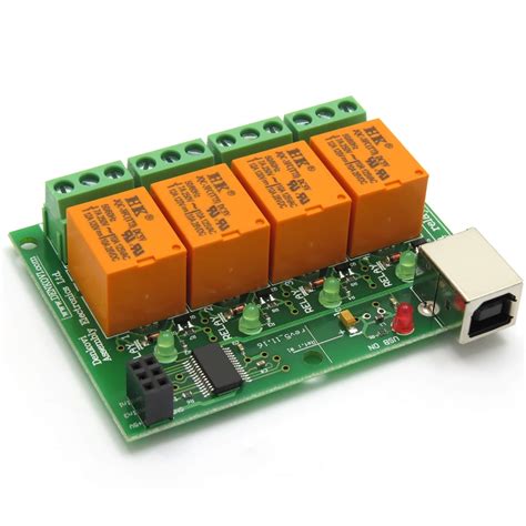 Pc Usb Channel Relay Board Gadget For Controlling Home Electrical Ba