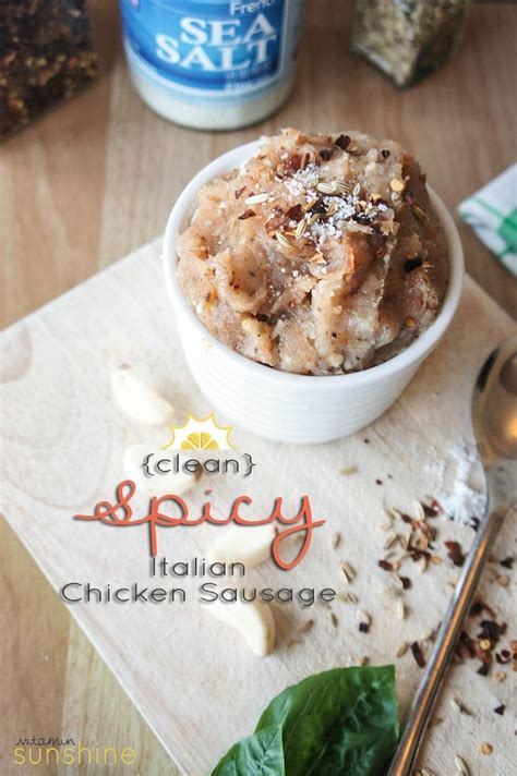 How do you make sausage from scratch? Clean Italian Chicken Sausage - Sunkissed Kitchen