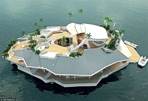 Land Ahoy Incredible Floating Island Offers The Billionaire Super