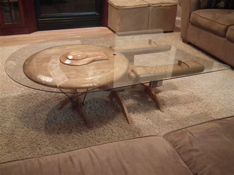 The resin protects the print and is very durable. Star Trek USS Enterprise NCC 1701-C Coffee Table