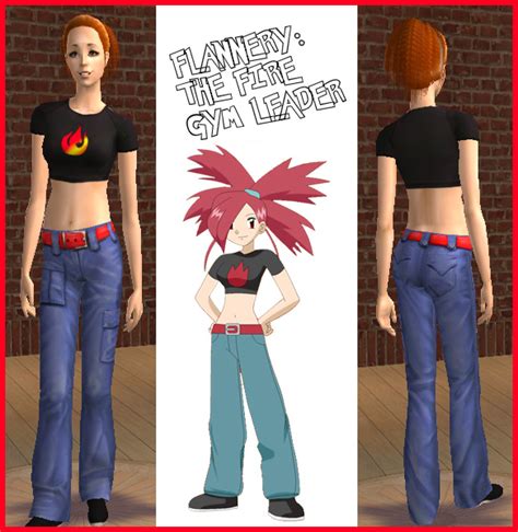 Mod The Sims Flannery Gym Leader Outfit