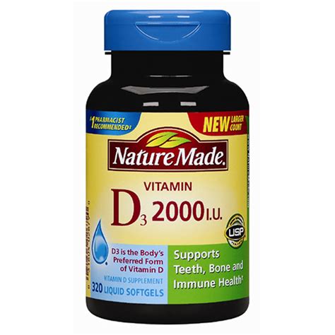 Nature Made Vitamin D3 2000 Iu Calcium Blog
