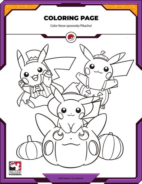 Pikachu Halloween Coloring Pages Pikachu Pokemon Coloring Pages Free