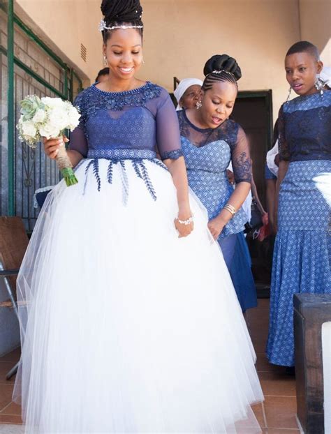 Shweshwe Dresses For Women African Traditional Wedding Dress African Wedding Attire Shweshwe