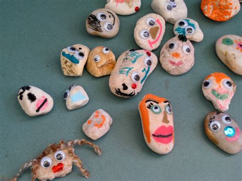 Some Happy Pet Rocks Pet Rocks Happy Animals Arts And Crafts