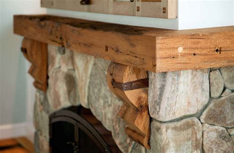 Longleaf Lumber Reclaimed Oak Mantel Custom Milled From A Salvaged