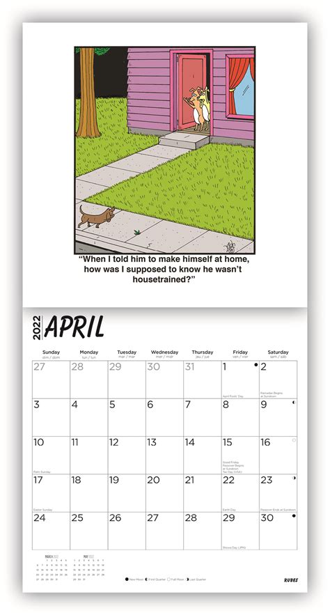 2022 Rubes Wild Life Of Dogs Wall Calendar By Bright Day 12 X 12 Inch